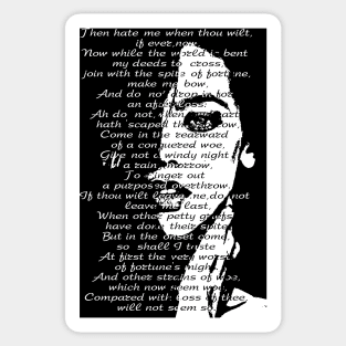 Shakespeare's Sonnet Sticker